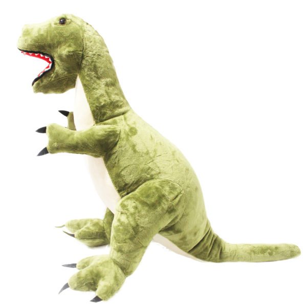 Dinossauro tiranossauro rex de pelúcia - Verde - Imagem 2