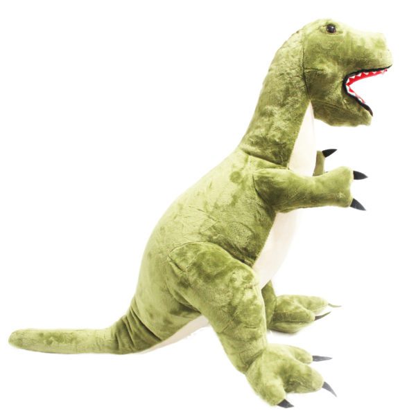 Dinossauro tiranossauro rex de pelúcia - Verde - Imagem 3