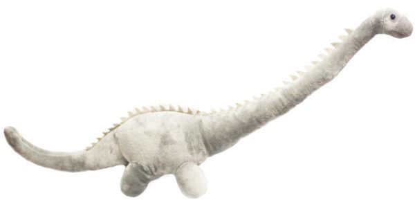 Dinossauro sauropoda de pelúcia - Cinza - Imagem 2