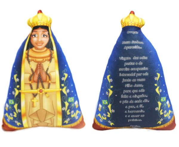 Nossa Senhora Aparecida de pano com imã - Imagem 2