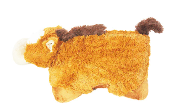 Almofada cavalo de pelúcia- Marrom - Imagem 3
