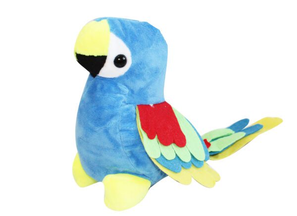 Papagaio azul pelúcia  -17cm
