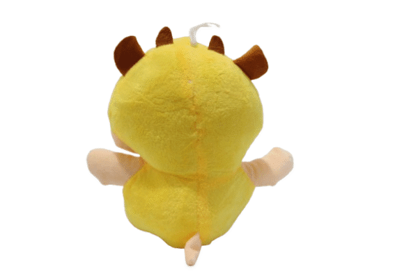 Vaca Amarela de pelúcia – 19cm - Imagem 2