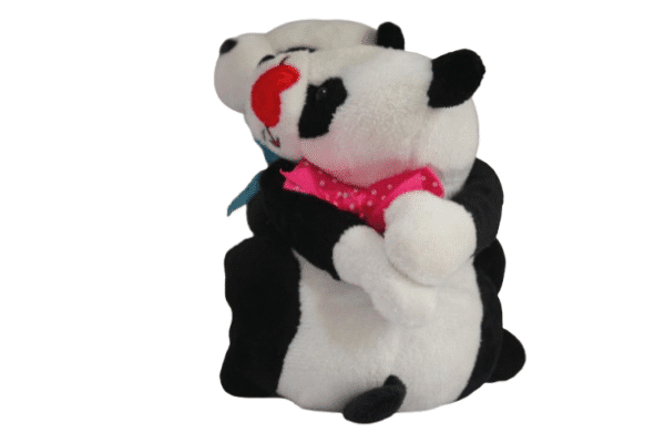 Panda agarradinho de pelúcia - 14cm - Imagem 3
