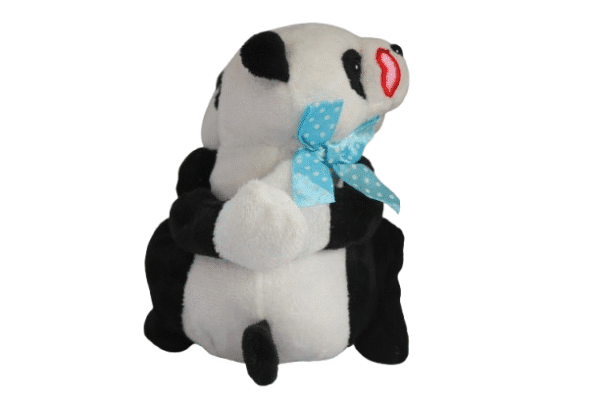 Panda agarradinho de pelúcia - 14cm - Imagem 4