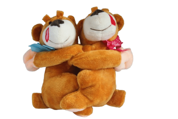Urso agarradinho de pelúcia - 14cm - Imagem 2
