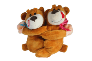 Urso agarradinho de pelúcia - 14cm