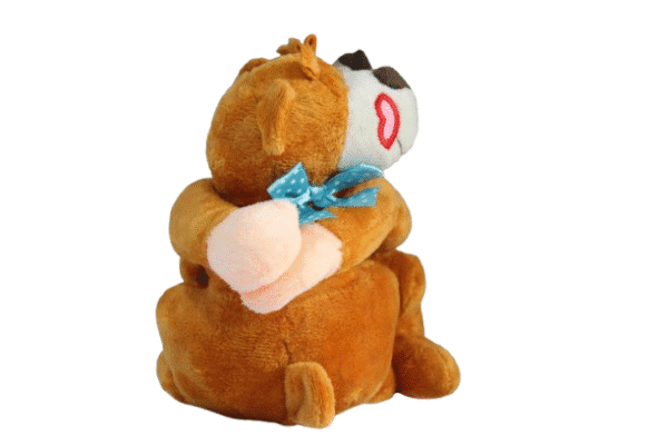 Urso agarradinho de pelúcia - 14cm - Imagem 5