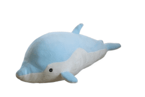 Golfinho pelúcia Azul Claro -50 cm