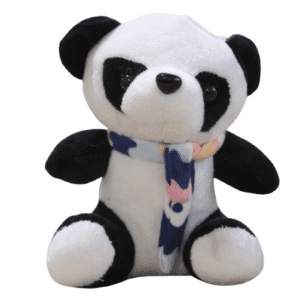 Panda de pelúcia com Cachecol - 18cm