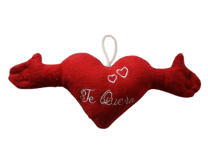 Chaveiro de Coração com frase 25cm