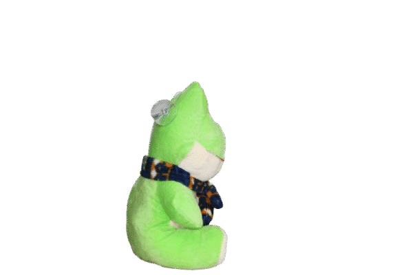Sapo de Pelúcia com Cachecol - 20cm - Imagem 2